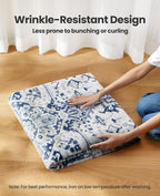 AMADA HOMEFURNISHING Washable Area Rug, Low-Profile Large Area Rug - Image 7