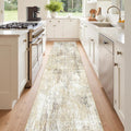 RELEANY Washable Area Rugs 2'x8' Non-Slip Modern Abstract Soft by RELEANY