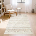 cotiled 3x5 Area Rugs Living Room Rug: Washable Boho Rugs by COTILED