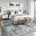 Lofus 5x7 Area Rug for Living Room, Neutral Modern Washable Carpet for Bedroom - Image 2