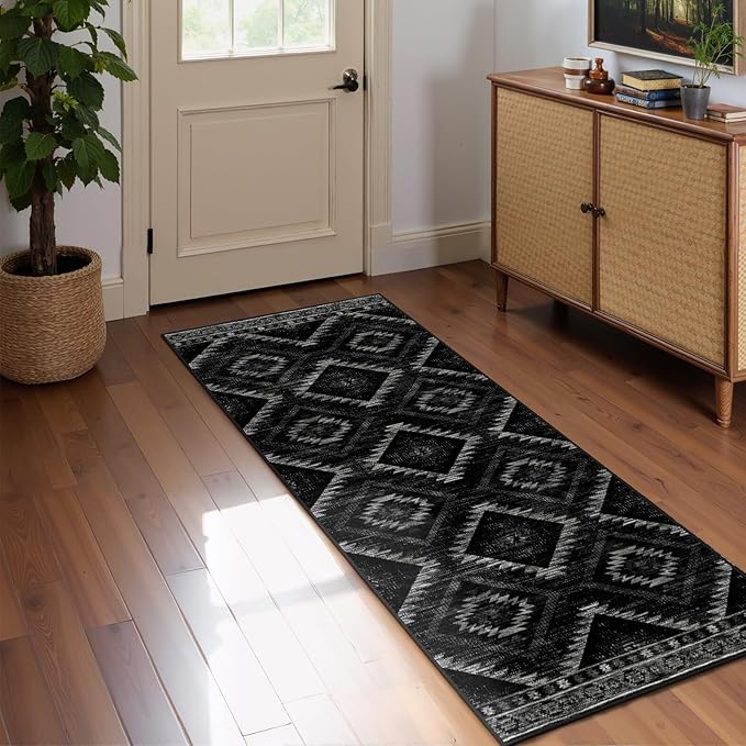 BESTSWEETIE Area Rug 2x4 Rug Machine Washable Non-Slip Low Pile Print Pattern - Image 7