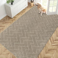 PURRUGS Easy Care Area Rug 4.5ft x 7ft, Non-Slip Machine Washable Entry Rug by PURRUGS