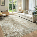 Rugflix 5x7 Area Rugs for Living Room, Washable Large Rug Stain-Resistant Low by RugflixAreaRugs