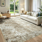 Rugflix 5x7 Area Rugs for Living Room, Washable Large Rug Stain-Resistant Low by RugflixAreaRugs