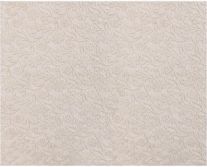 Vaukki 8x10 Area Rug for Living Room, Soft Fluffy Washable Modern Floral Indoor - Image 9