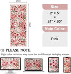 DUKINO 2x5 Washable Runner Rugs, Non Slip Floral Print Entryway Rug - Image 2