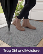 DEXI Ultra Thin Door Mat Indoor Entrance 24x36, Non Slip Rubber Backed Entryway - Image 5