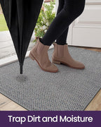 DEXI Ultra Thin Door Mat Indoor Entrance 48x72, Non Slip Rubber Backed Entryway - Image 5