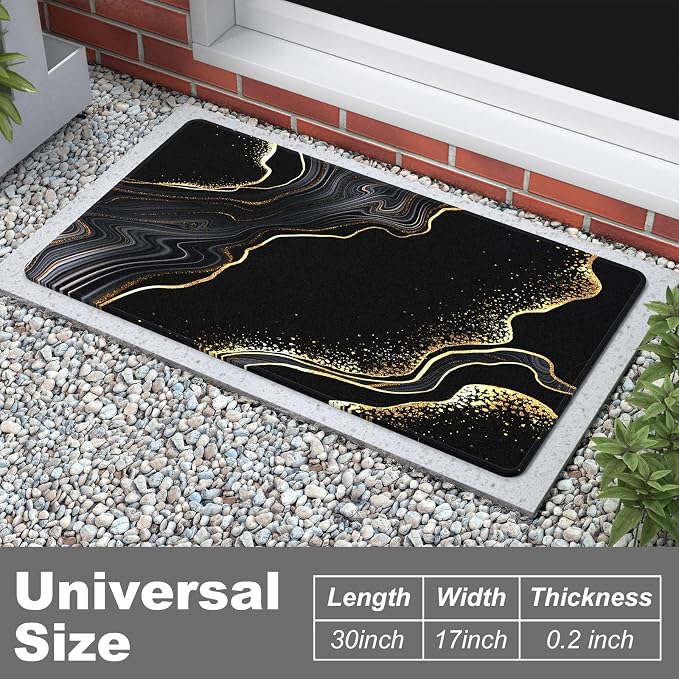 Rnivvi Front Door Mat, Heavy Duty Low Profile Anti-Slip Entryway Rug - Image 2