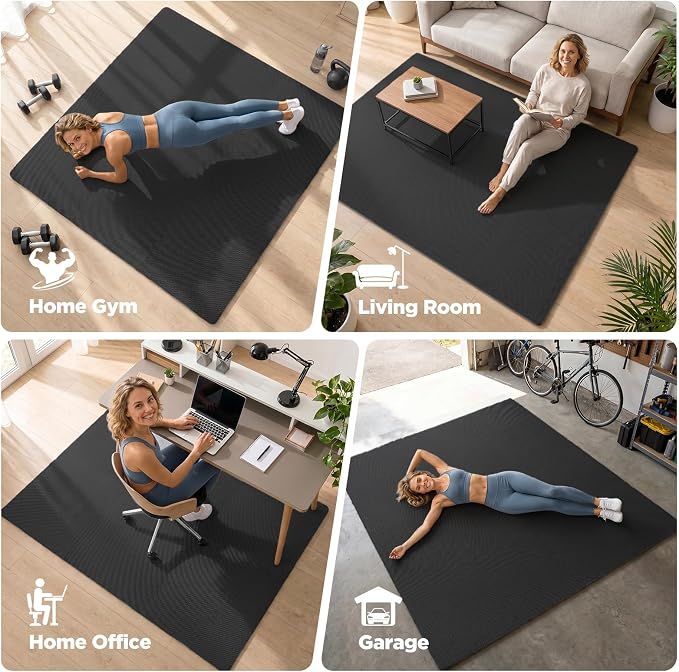 AIRHOP 18 PCS Gym Floor Mat, EVA Foam Puzzle Gym Mat, High-Density Interlocking - Image 7