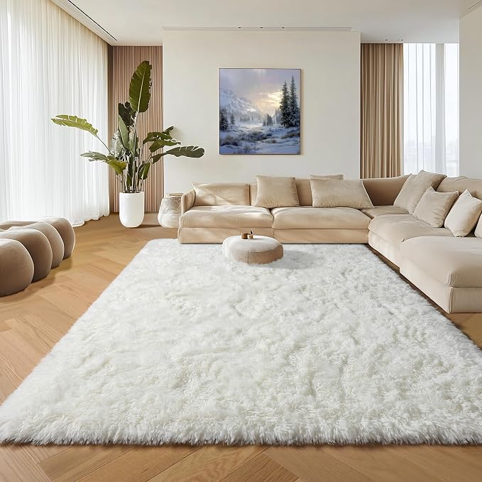 ONASAR Cream White 8x10 Area Rugs - Image 5
