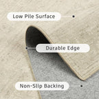 DCX 4x6 Beige Rug, Kid & Pet Friendly - Image 8