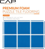 CAP Puzzle Exercise Mats | 3/4” Thick EVA Interlocking Foam Tiles - Image 2