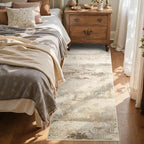 2x6 Ft Washable Runner Rug, Non-Slip Low Pile Hallway Kitchen Area Rug - Image 3