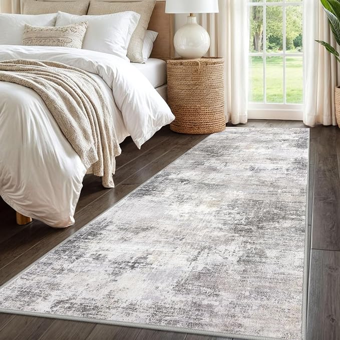 IOHOUZE Abstract Runner Rug 3x8 Ft Washable Runners - Image 9