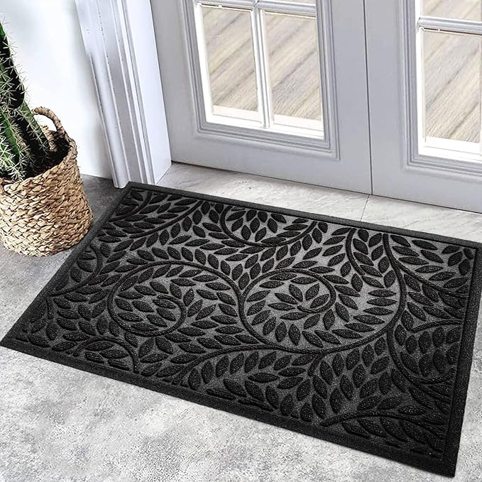 Bulijojo Front Door Mat Entrance, Durable Heavy Duty Welcome Mat, Thick by ShowYourStyle