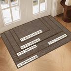 LEKEEPGO Door Mat 32"x47", Non Slip Door Mat Indoor Entrance, Rubber Backing - Image 2