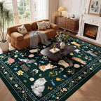 Unirea 8x10 Black Cat Area Rugs - Image 9