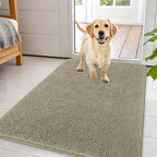 OLANLY Dog Door Mat for Muddy Paws 44x32, Absorbs Moisture and Dirt, Absorbent by OLANLY