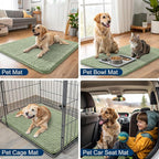 Smiry Dog Door Mat for Muddy Paws 30x20, Absorbent Dirt Trapper, Non-Slip - Image 6