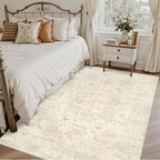 3x5 Area Rugs for Living Room: Vintage Boho Neutral Washable Rug Indoor Soft - Image 2