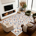 GarveeHome 8x10 Rug for Bedroom Modern Colorful Checkered Rug for Living Room - Image 7
