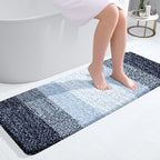 OLANLY Bathroom Runner Rugs Mat 47x17, Extra Soft Absorbent Microfiber Bath Rugs by OLANLY
