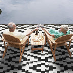 SAND MINE Waterproof Outdoor Rug 9x18 ft, Plastic Straw Rug, Modern Area Rug - Image 6