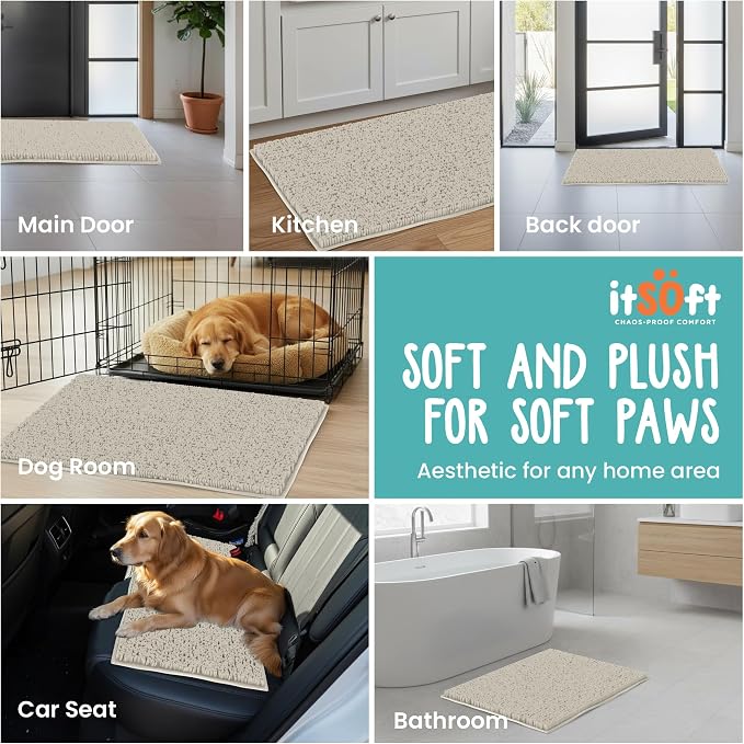 Dog Rugs for Muddy Paws 59x21 | Cleaner Mud Free Floors | Muddy Dogs Mats for - Image 6