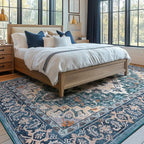 Lessymo 9 x 12 Area Rugs for Living Room, Machine Washable Area Rugs Boho Faux - Image 3