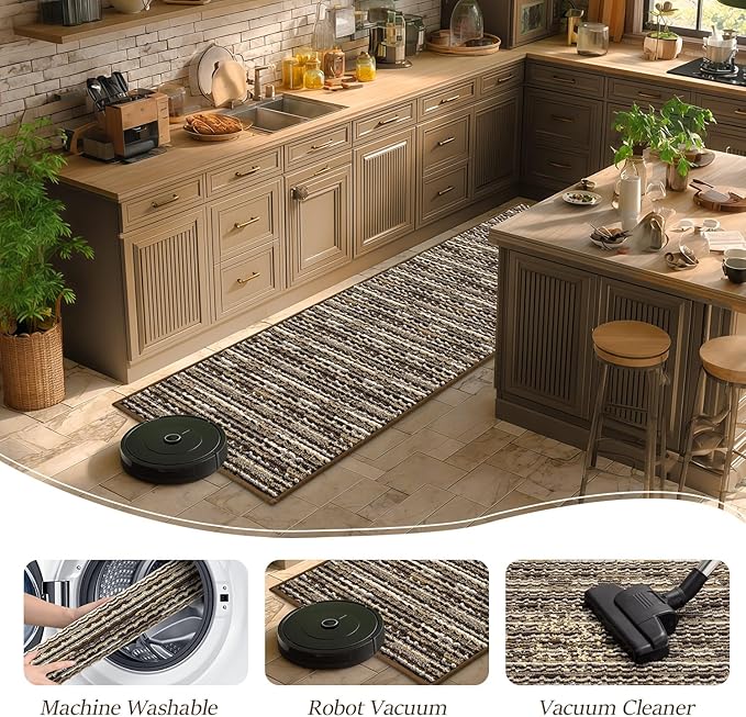 Kitchen Rugs Sets of 2-Non Slip Kitchen Mats - Image 6