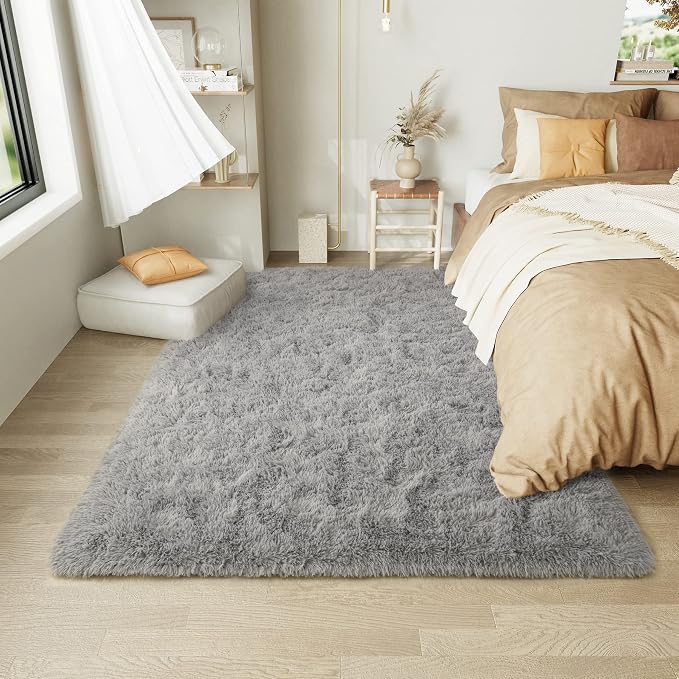 LOCHAS Ultra Soft Indoor Modern Area Rugs Fluffy Living Room Carpets - Image 9