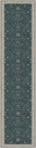 Hazo Haus Dark Green Hallway Runner Rug 12 ft Long - Image 3