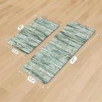 KIMODE Kitchen Mats Cushioned Anti Fatigue, Abstract Kitchen Rugs Sets of 2 - Image 3