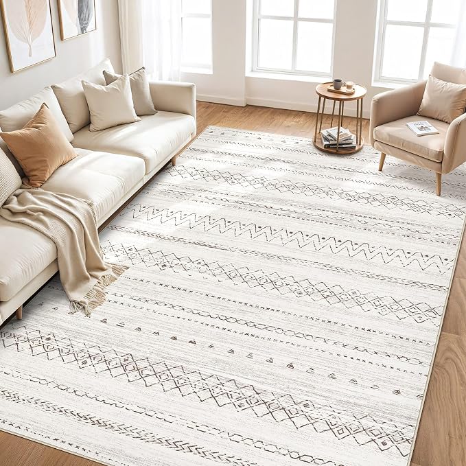 cotiled 10x14 Area Rugs Living Room Rug: Washable Boho Rugs - Image 6