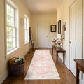 Latte&Fog 2x6 Washable Runner Pink Rugs, Non Slip Runner Rug by LatteFog