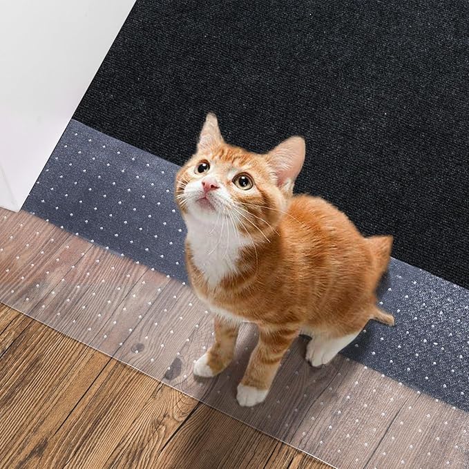 Carpet Protector for Pets 15.7in*3.6FT Cat Scratch Carpet Protector Mat for - Image 7