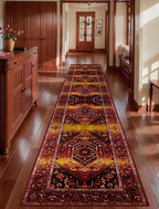 SERISSA Runner Rug for Hallways, Extra Long Boho Rug Ultra Soft Vintage Rustic by SERISSAHomeDecorCollection