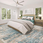XLUEZ 9x12 Area Rug for Living Room, Washable Modern Abstract Large Area Rug - Image 4