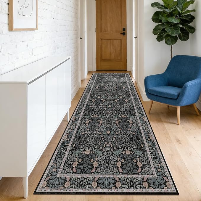 Washable 2' x 6' Runners for Hallways, Non Slip Long Floor Runner for Kitchen by Unknown