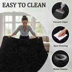 Area Rug for Living Room Bedroom: 6x9 Soft Fluffy Shag Rugs Upgrade Non-Slip - Image 7