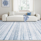 6x9 Area Rugs for Living Room Machine Washable Rug Distressed Indoor Carpet - Image 3