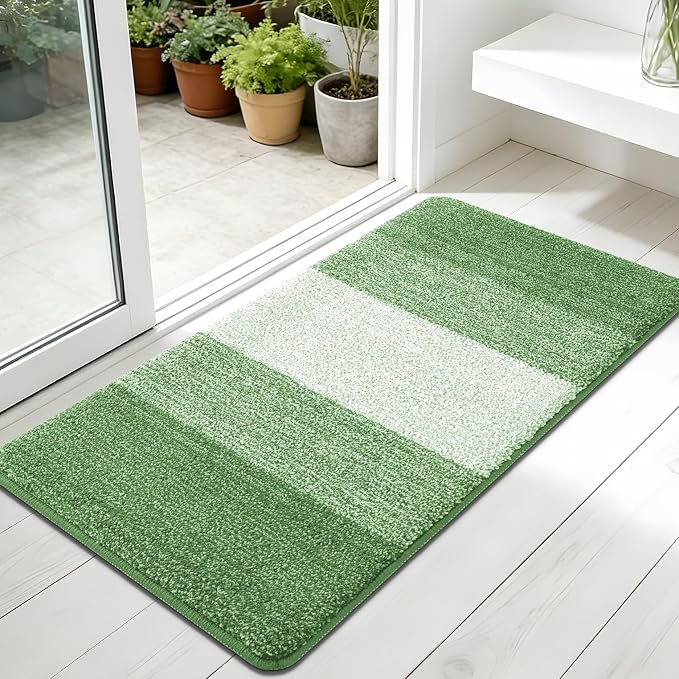 Kitinjoy Indoor Outdoor Door Mat, 45x27 Non-Slip Absorbent Dirt Trapper by Kitinjoy