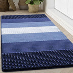 Kitinjoy Indoor Outdoor Door Mat, 71x47 Non-Slip Absorbent Dirt Trapper by Kitinjoy