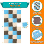 ProSource Baby Play Mat, Soft Foam Floor Tiles - Image 2