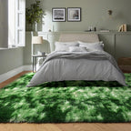 PAGISOFE Area Rugs for Bedroom 4x6, Fluffy Dark Green Rugs for Living Room - Image 6