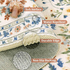 Yamaziot Washable Runner Rug 2x6 – Non Slip Boho Floral Hallway Runner Rug - Image 5