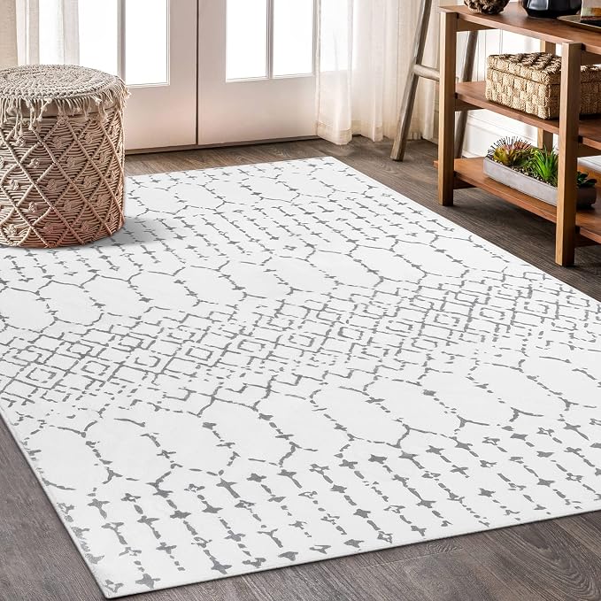 Lahome Moroccan Washable Living Room Rug 3x5 Area Rugs - Image 2