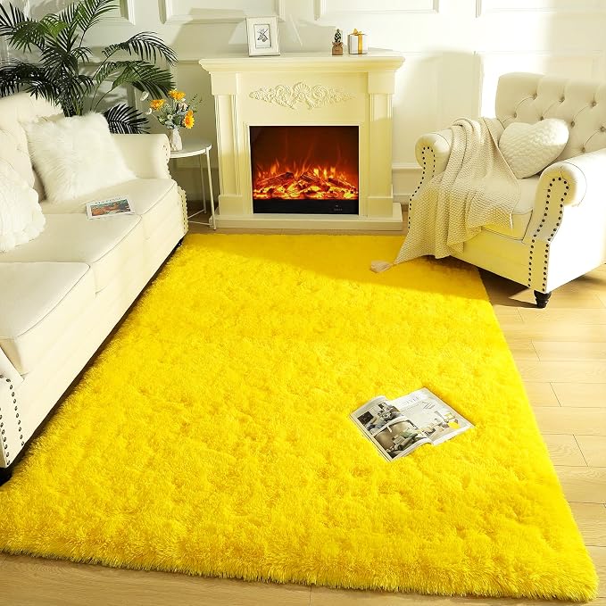 LOCHAS Ultra Soft Indoor Modern Area Rugs Fluffy Living Room Carpets - Image 4