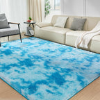 Ultra Soft Rug for Living Room, 4X6 Fluffy Shag Area Rug for Bedroom, Modern by Fairblink